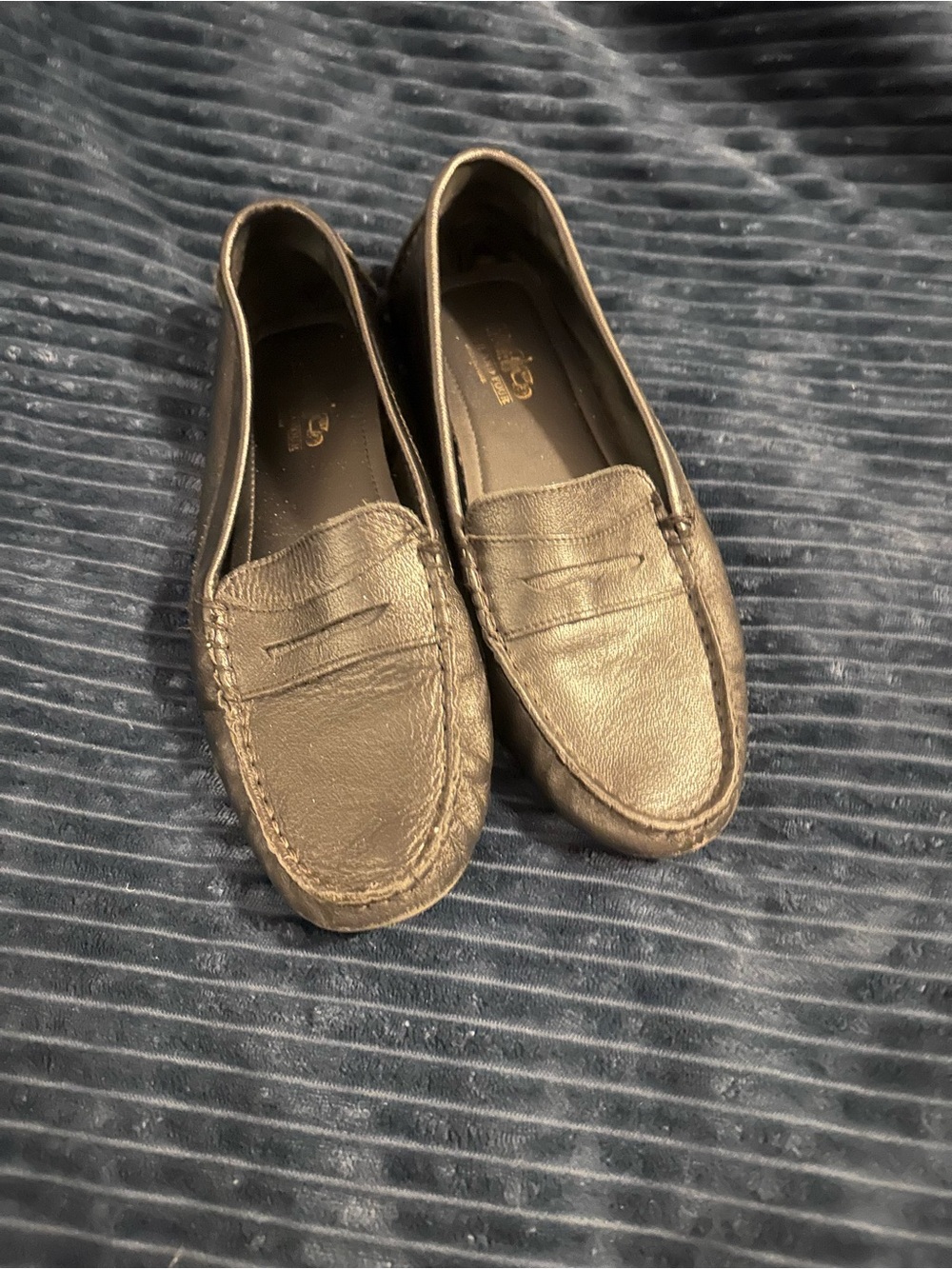 Coach and Four Black Leather Women's Penny Loafers